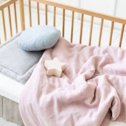 Linen Duvet Cover, Sheets, Pillowcase Pink Natural Bedding, Baby Toddler Bedding For Girl Or Boy - thumbnail 3