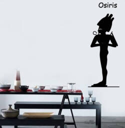 Wall Vinyl Decal Ancient Egyptian God Osiris Of Regeneration Museum & School Decor - #2705Dn - thumbnail 1