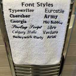 Personalized Embroidered Unicorn Towel Glitter Rainbow Design - thumbnail 3