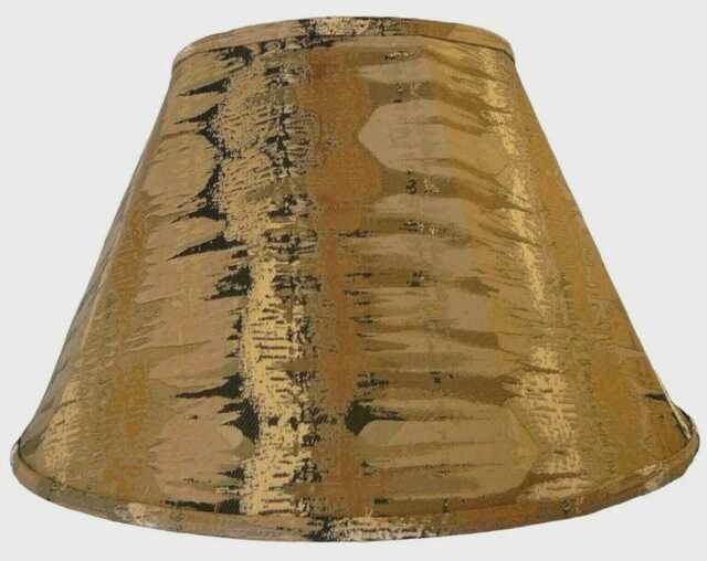 Handmade Aztec Bronze Tapered Drum Lampshade Moroccan Style - image 1