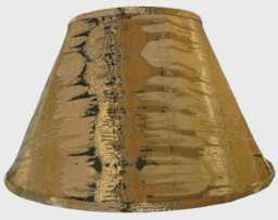 Handmade Aztec Bronze Tapered Drum Lampshade Moroccan Style