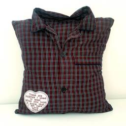 Personalised Memory Pillow - Keepsake Cushion From Loved Ones' Clothes - thumbnail 3