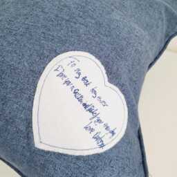 Personalised Memory Pillow - Keepsake Cushion From Loved Ones' Clothes - thumbnail 4