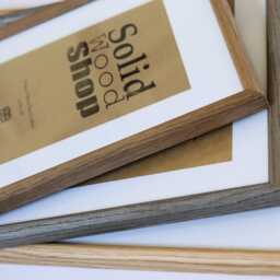 Oak Veneered Square Picture Frame With Mount, Luxury Wall Decor, Top Quality Frames, Wooden Frame, Home Gallery, High-Quality Frames - thumbnail 4