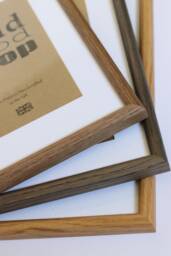 Oak Veneered Square Picture Frame With Mount, Luxury Wall Decor, Top Quality Frames, Wooden Frame, Home Gallery, High-Quality Frames