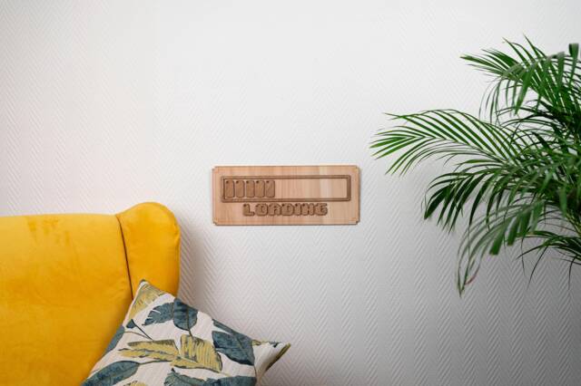 Loading - Retro Gaming Wood Wall Decoration Geek Pixel Video Games Room Vintage Gamer Gift 80S 90S - image 1
