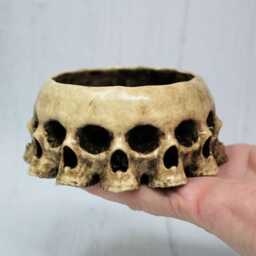 Handmade Anatomically Correct Human Skull Gothic Collector Gift - thumbnail 4