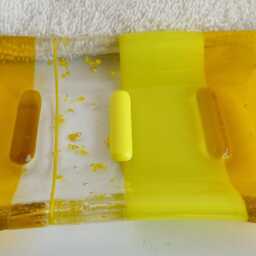 Fused Glass Soap Dish in Yellow By Bprdesigns - thumbnail 2