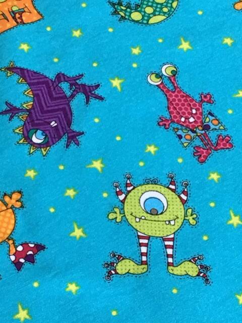 Monster Pillow Case - Cute Monsters Standard Alien Space - image 1