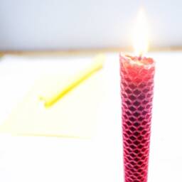 Large Taper Candle Making Kit - 6 Candles Beeswax Set Waldorf Craft Diy Rolling Holiday - thumbnail 3