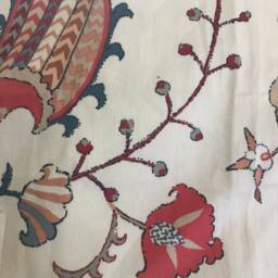 Lakai Printed Embroidery in Honey Or Ivory - One Pillow - thumbnail 3