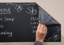 "Chalkboard Kitchen Wall Decal Sign Kids Drawing Board Peel & Stick Wedding - 24"" X 24" - thumbnail 1