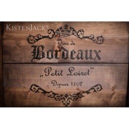 "Chest, Wooden Box, Cargo Bench, Coffee Table ""Bordeaux" - thumbnail 2