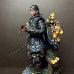 The Storm That Slaughters - Ghost Samurai Feudal Japan Legend Jin Sakai Resin Figure 16K - thumbnail 3