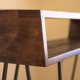 Mid-Century Inspired Console Table, Entry Sofa Table With Hairpin Legs - thumbnail 3