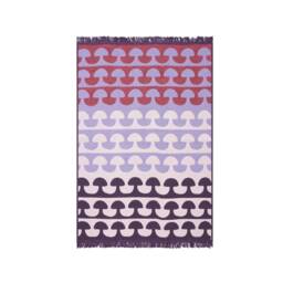 Reversible Kilim Rug Mushroom Pink Recycled Cotton, Eco-Friendly - thumbnail 3