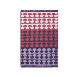 Reversible Kilim Rug Mushroom Pink Recycled Cotton, Eco-Friendly - thumbnail 2