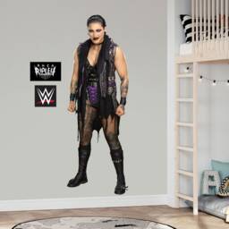 Wwe - Rhea Ripley Wrestler Decal + Bonus Wall Sticker Set - thumbnail 1
