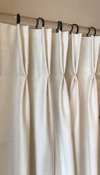 Pembrook Pinch Pleat & French Faux Raw Silk Drapery Panels. Elegant Custom Faux Silk Curtains. Boho Chic Handmade Drapes