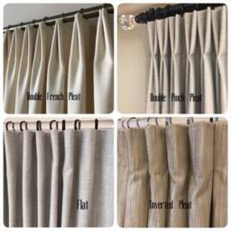 Pembrook Pinch Pleat & French Faux Raw Silk Drapery Panels. Elegant Custom Faux Silk Curtains. Boho Chic Handmade Drapes - thumbnail 4