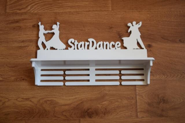 Personalized Gift For Girl Birthday Sport Wall Wood Medal Holder Trophy Shelf Dancer Race Display Case Custom Hanger - image 1