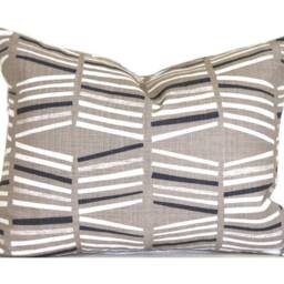 Indoor Pillow Covers With Zipper, Washable, Quick Shipping, Tan Ricardo Oyster - thumbnail 3