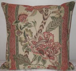 "Floral Decorative Pillow Cover-In 18""x18" - thumbnail 1
