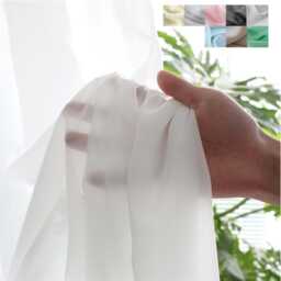 8 Colours Custom Curtains Sheer Chiffon Bedroom Living Room - thumbnail 2
