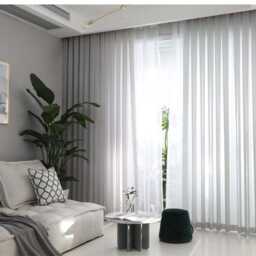 8 Colours Custom Curtains Sheer Chiffon Bedroom Living Room - thumbnail 3