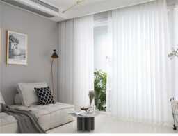 8 Colours Custom Curtains Sheer Chiffon Bedroom Living Room - thumbnail 1