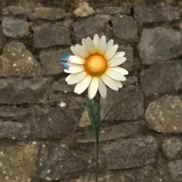 Large Metal Daisy Flower Garden Ornament - Outdoor Decor Planter Rose Floral Plant Decoration Gift Present - thumbnail 3