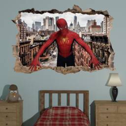 Superheroes New York City Spiderman Wall Sticker Decal Mural Poster Decor 1012