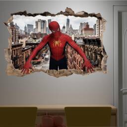 Superheroes New York City Spiderman Wall Sticker Decal Mural Poster Decor 1012 - thumbnail 3