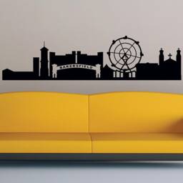 Bakersfield, California Wall Decal, Skyline Vinyl Bakersfield Home Decor, Office Decal - thumbnail 2