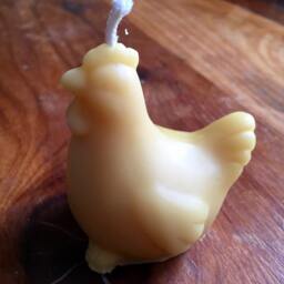 Beeswax Hen Candle - thumbnail 1