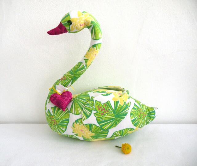 Lily Pond, Home D??cor, Stuffed Animals, Girl Room, Cotton Silk, Designer's Fabric - image 1