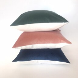 Dark Cobalt Blue Velvet Pillow Cover - thumbnail 3
