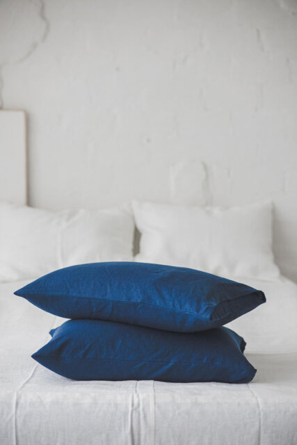 Natural Linen Pillowcase With Envelope Closure - Soft, Breathable & Hypoallergenic Bedding - Eco-Friendly, Handmade Flax Pillow Cover - image 1