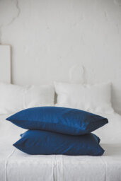 Natural Linen Pillowcase With Envelope Closure - Soft, Breathable & Hypoallergenic Bedding - Eco-Friendly, Handmade Flax Pillow Cover
