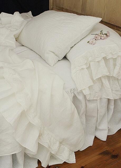 "Linen Top Decorative Sheet " - image 1