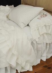 "Linen Top Decorative Sheet "