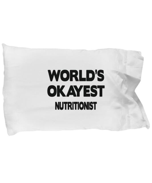 Nutritionist Gifts For Women - Nutritionist Pillow Case, Standard Sized Pillowcase Perfect Gift Nutritionism Student & Practitioner