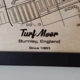Turf Moor Wall Art Laser Engraved Wood, Burnley Fc Gift - thumbnail 3