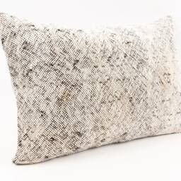 Handwoven Turkish Kilim Lumbar Pillow Bohemian Home Decor - 16x24 Inch - thumbnail 3