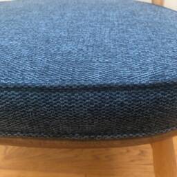 Myhome New Seat Pad(S For Ercol Dining Chairs With Straps & Press Studs - Navy Blue - thumbnail 3