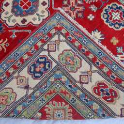 4'11x6'11 New Luxury Afghan Area Rug - Medallion Kazak Turkish Geometric Rug Hand Knotted For Living Room - thumbnail 4