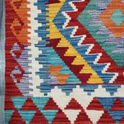 Kilim Rug Classic, Handmade Artisan Afghan Turkish Scandinavian Navajo Bohemian Wool Flatweave Multicolour 120x80 cm - thumbnail 2
