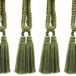 "D??copro Double Tassel Curtain & Drapery Tieback, Length 5 1/2"" - 14cm, Spread 27" - thumbnail 2