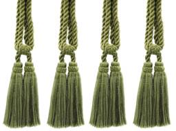 "D??copro Double Tassel Curtain & Drapery Tieback, Length 5 1/2"" - 14cm, Spread 27" - thumbnail 1