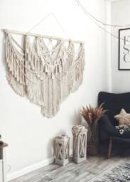 Macrame Wedding Backdrop, Boho Decor, Bedroom Wall Large Macrame Hanging, Dorm Tapestry Hanging